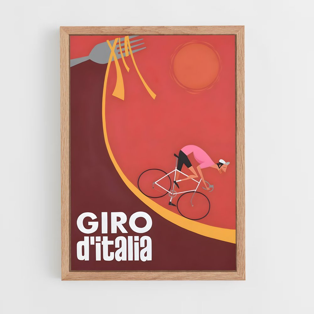 Poster Cycliste Éternel – affiche Cyclisme (vue 4)